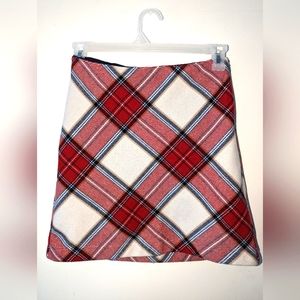 Abercrombie Plaid Mini Skirt, Medium